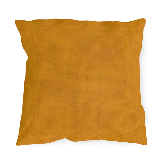 Solid Outdoor Throw Pillow — Weather-Resistant Patio Accent