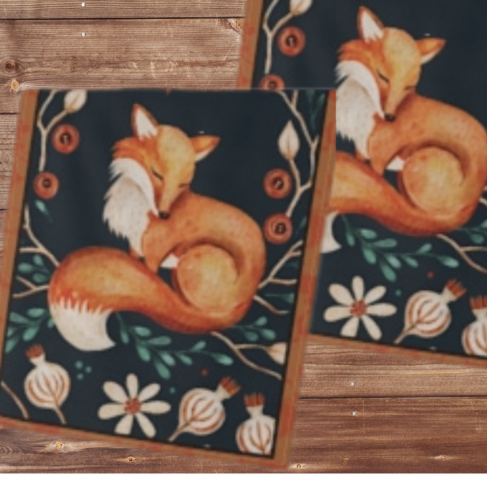 set of two shown on a dark wood background