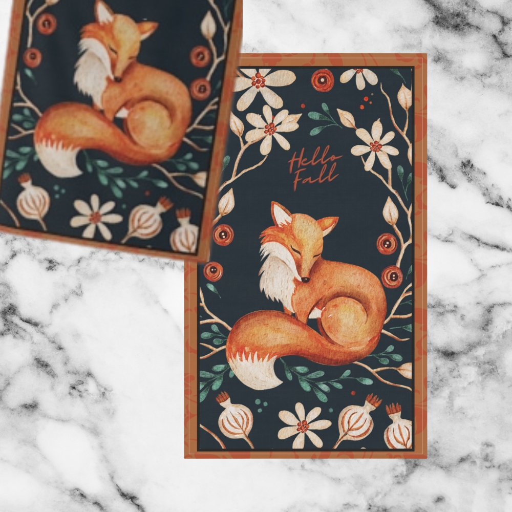 set of two shown on a white marble counter