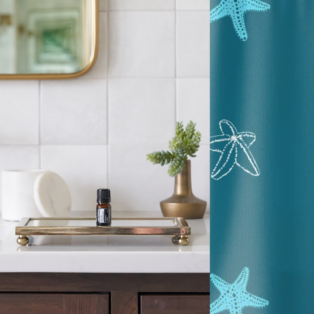 Shown in a Modern Farmhouse Bathroom