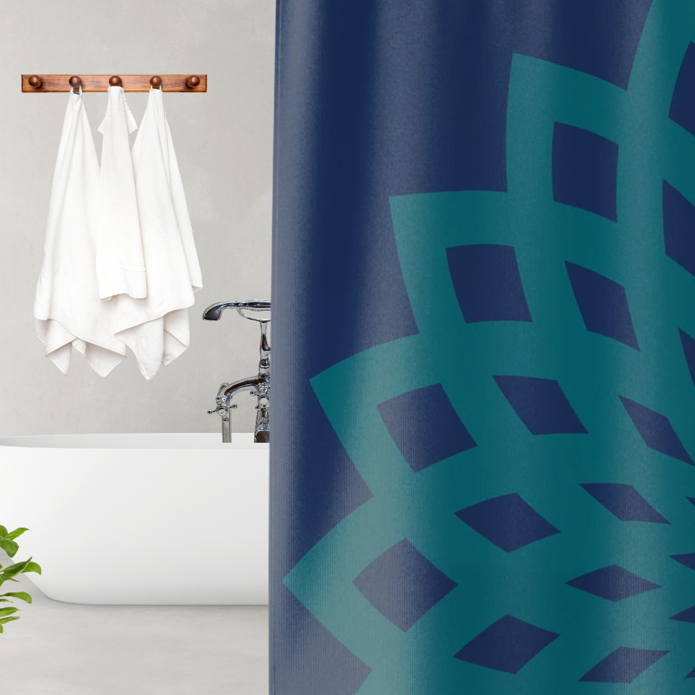 shown in a farmhouse style bathroom