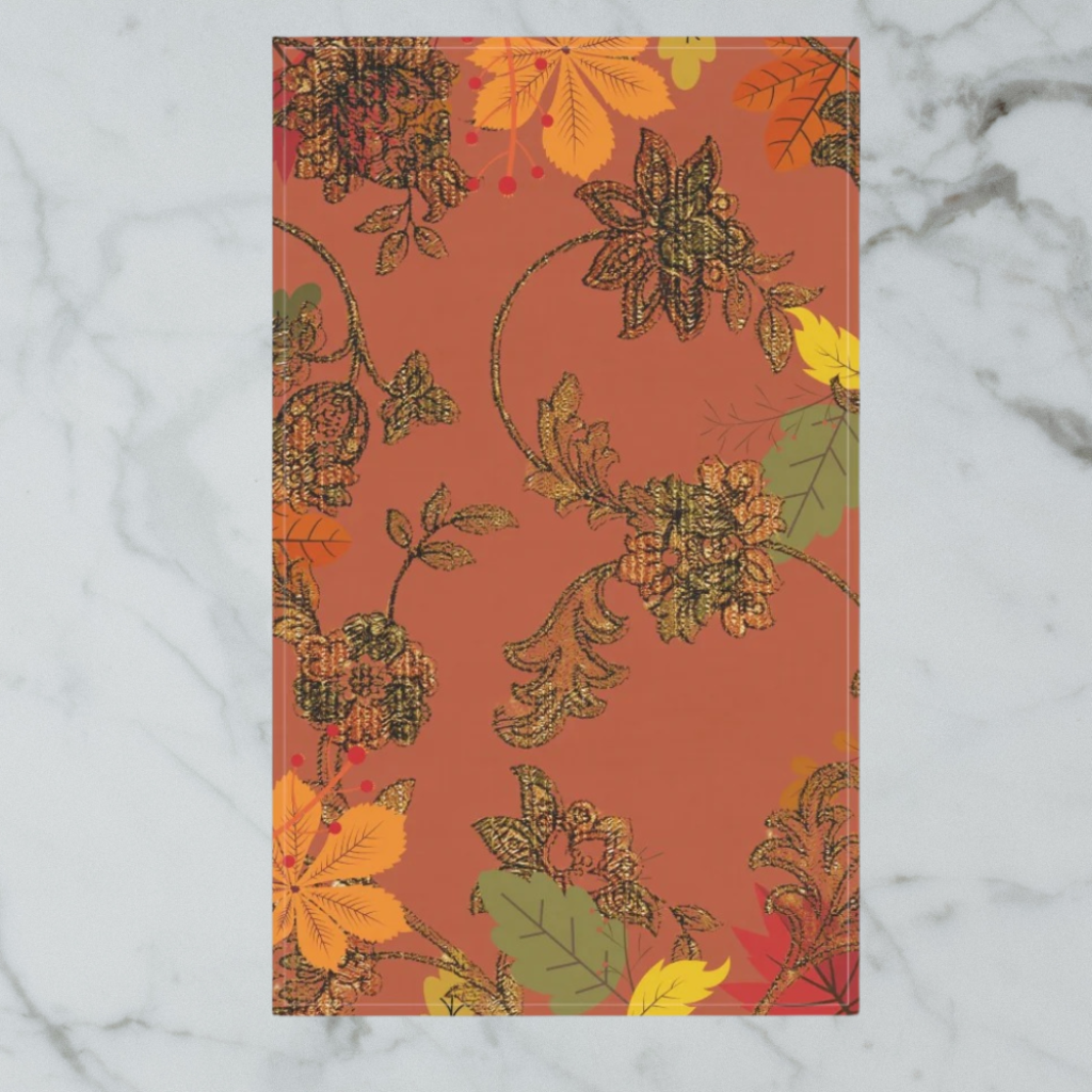 shown in detail on a white marble counter
