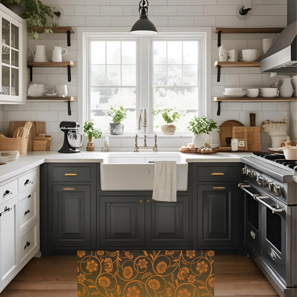 Shown in a Modern Farmhouse Kitchen