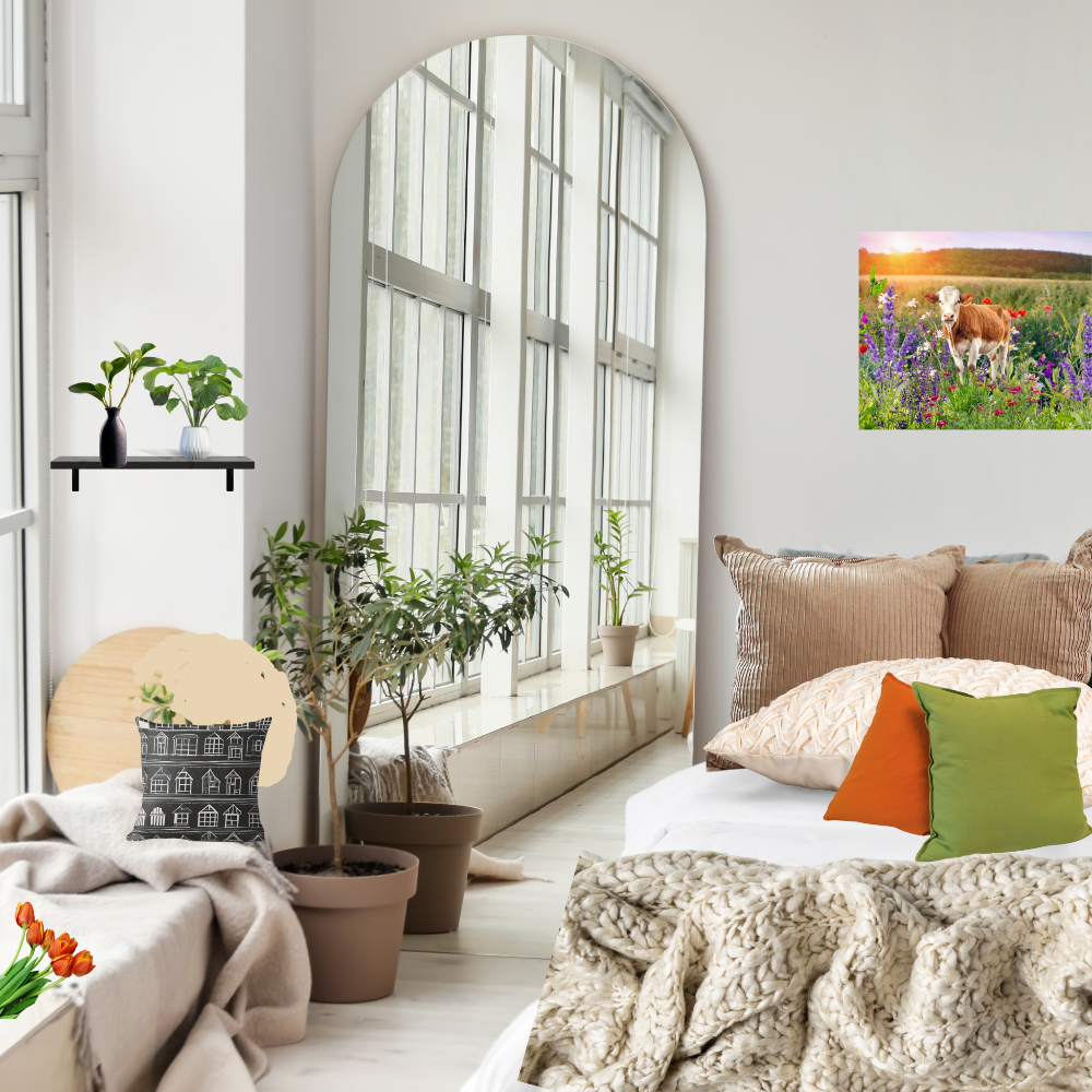 shown in a cozy bedroom
