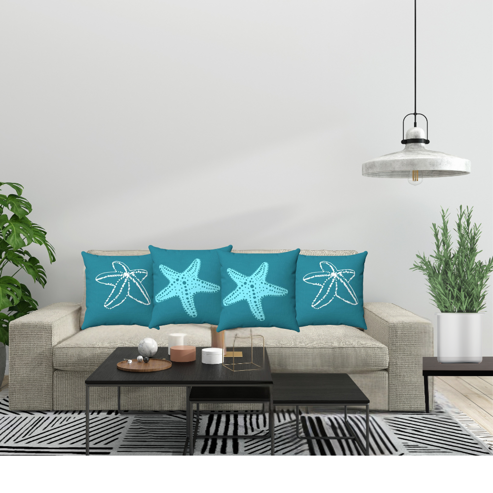 shown on a sofa in a living room setting