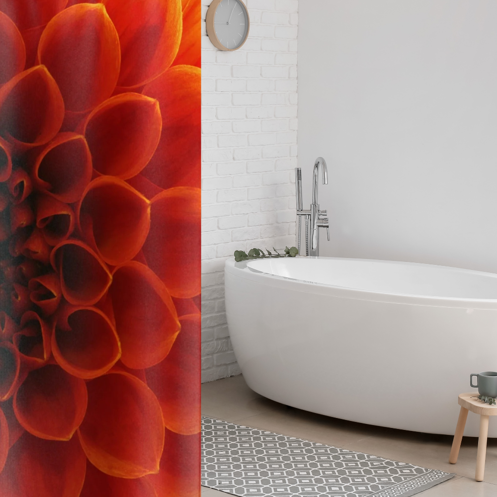 Shown in a modern farmhouse style bathroom