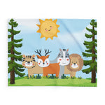 Baby Blanket Friendly Forest Creatures Arctic Fleece