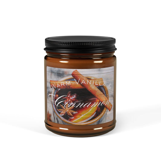 Aromatherapy Candle - Warm Vanilla and Cinnamon