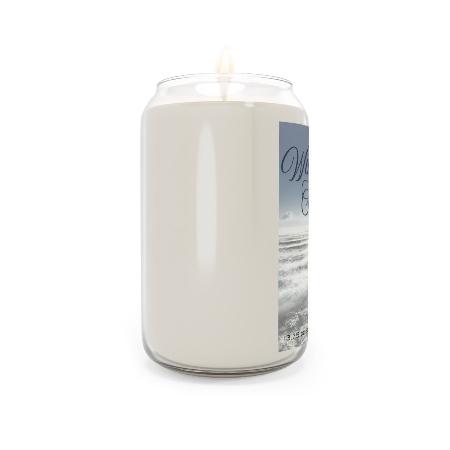 Sea Breeze Soy Candle — 13.75oz Scented Jar (Coastal Ocean Fresh)