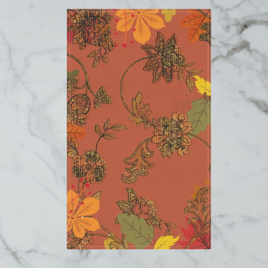 shown in detail on a white marble counter