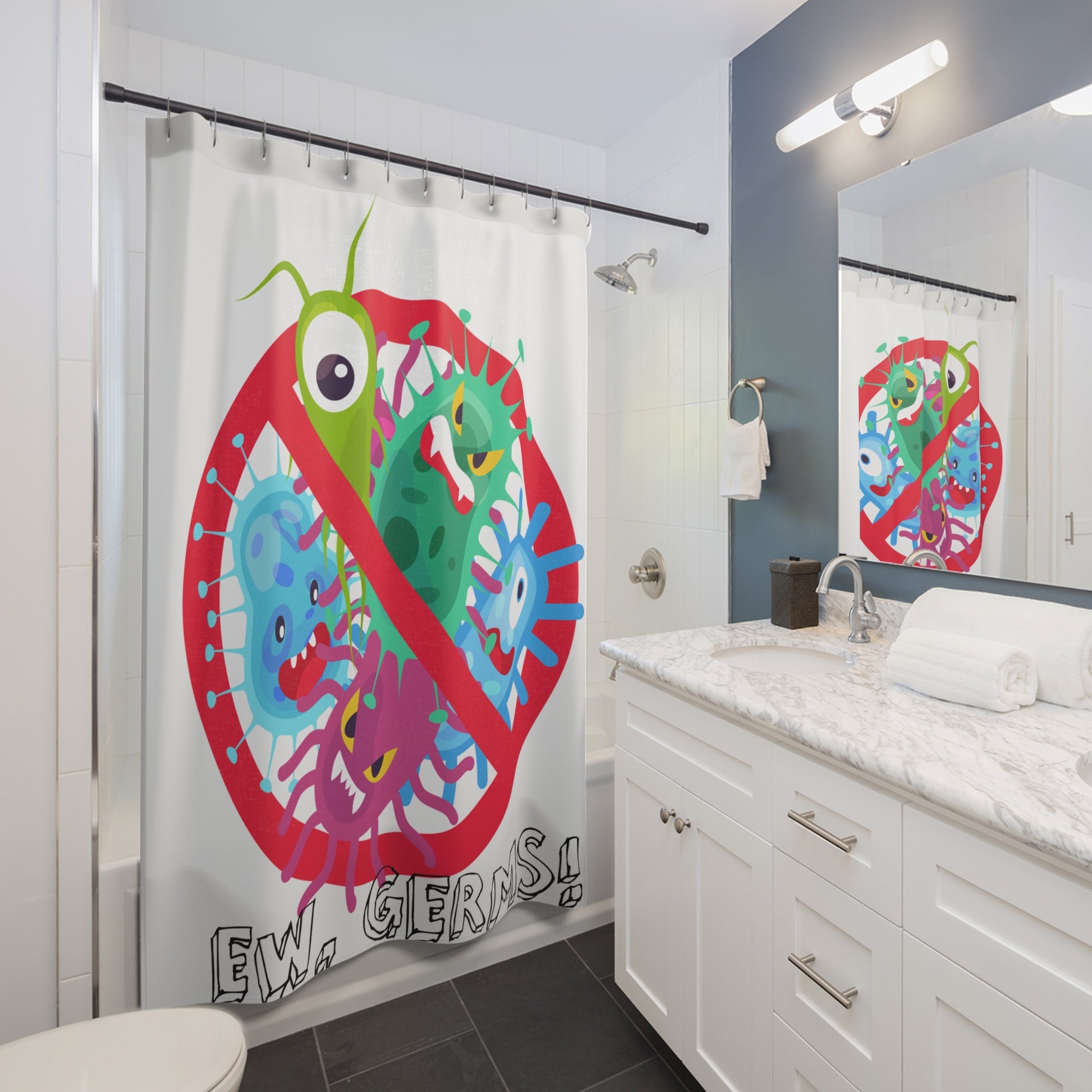 shown in a plain white bathroom