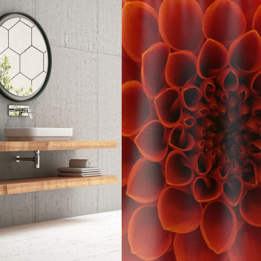 Shown in a modern bathroom