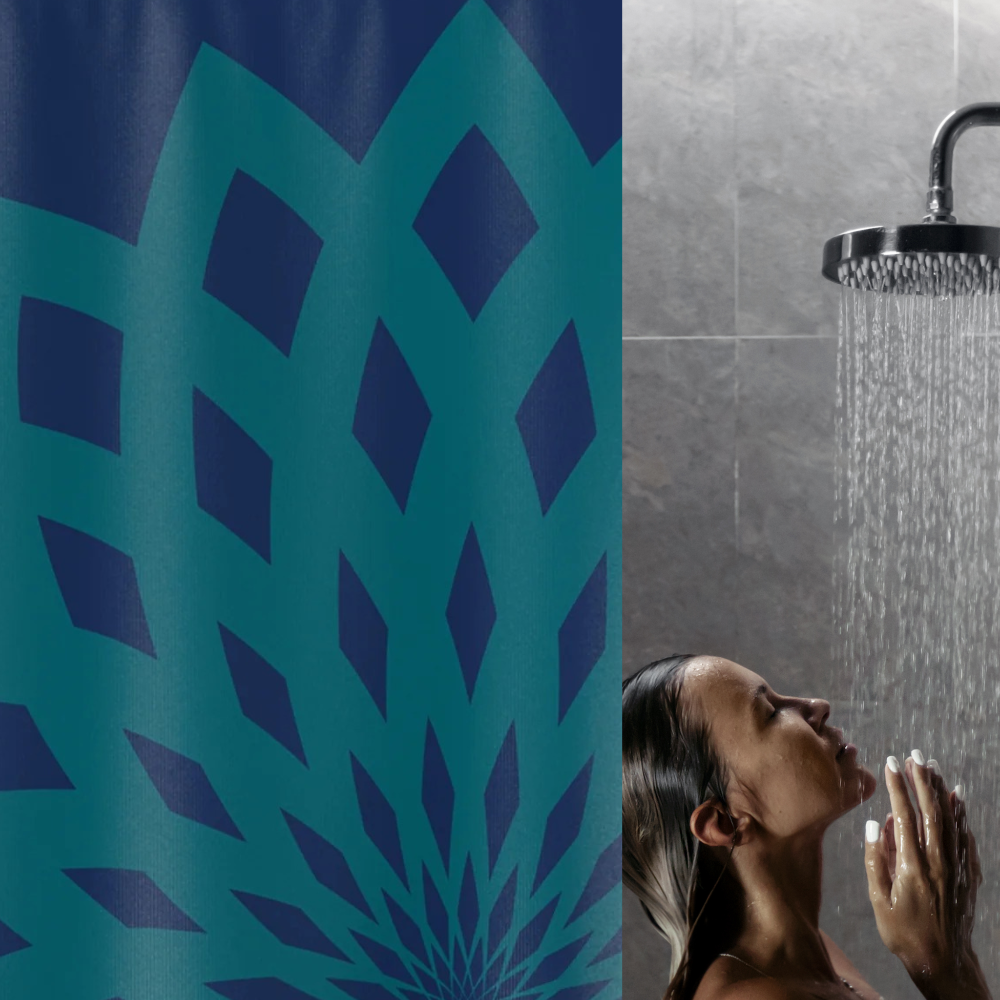 Shown in a modern shower