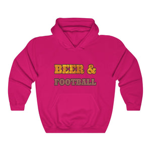 Unisex Heavy Blend™ Hooded Sweatshirt Beer and Football