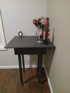 Hand Made Wooden Side Table Recycled Lumber
