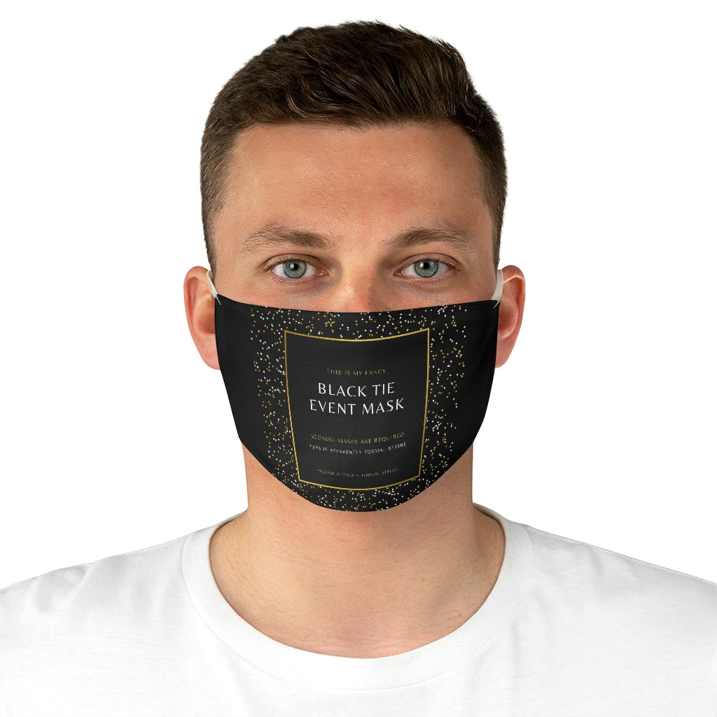 Formal Fabric Face Mask for Black Tie events