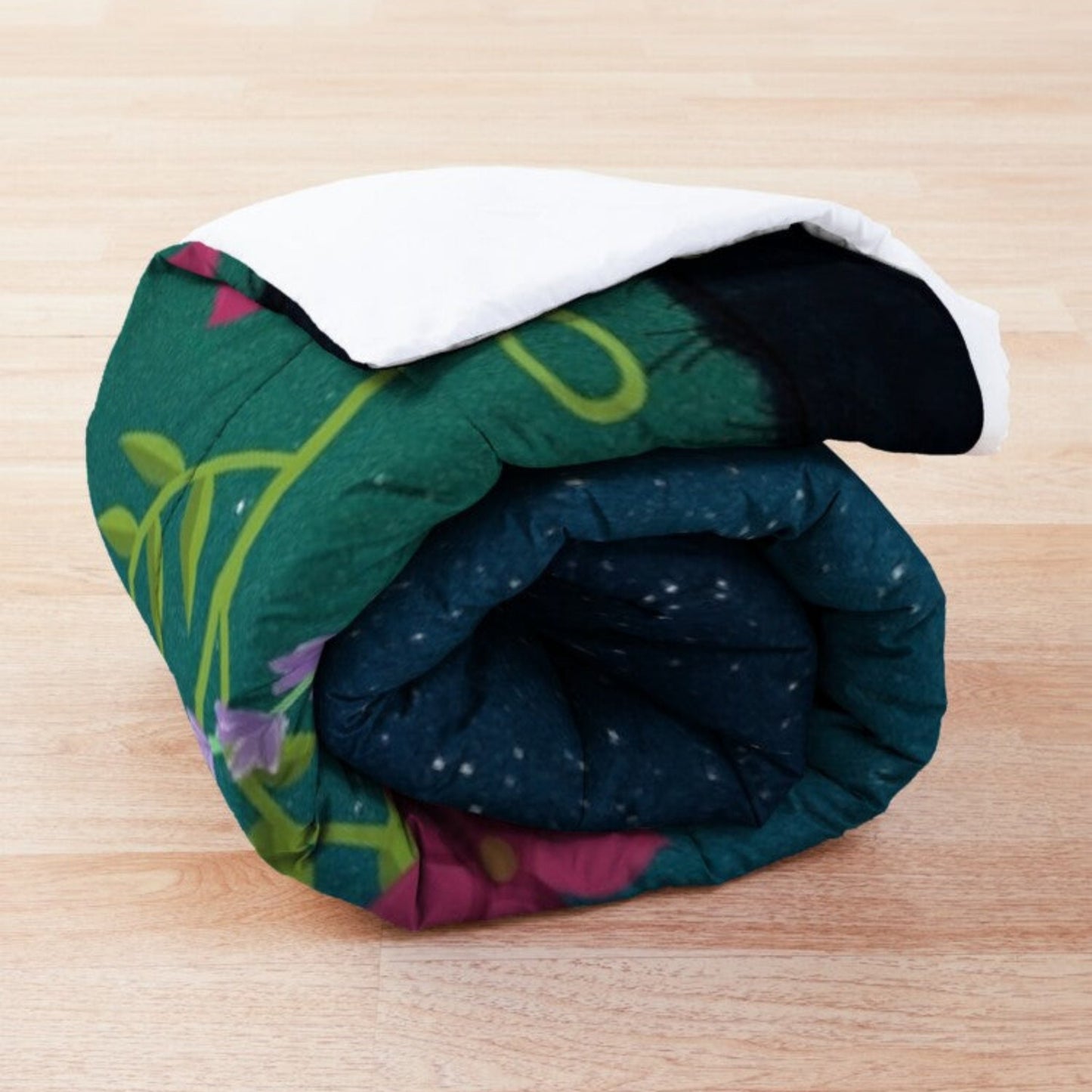 comforter shown folded